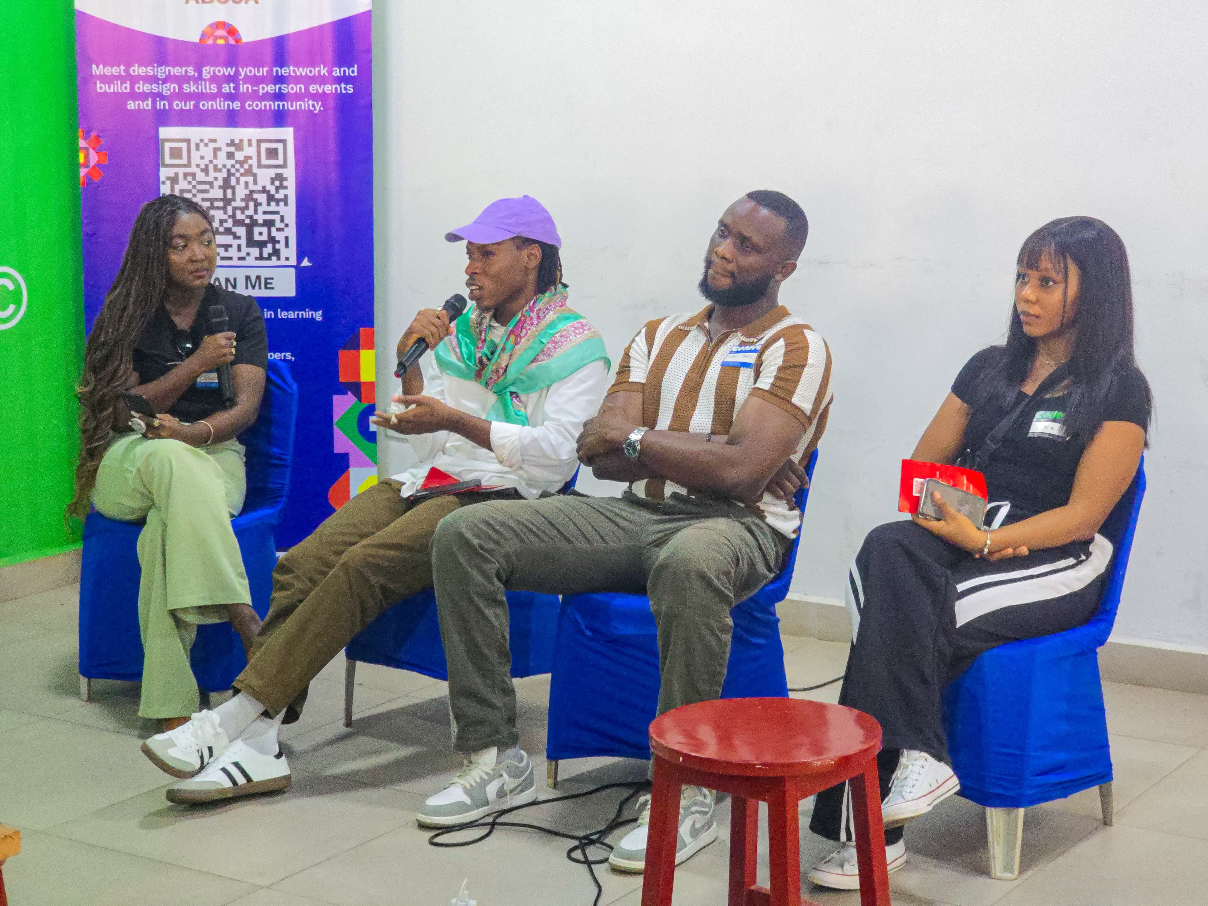 John Ohio on a panel discussion with other designers