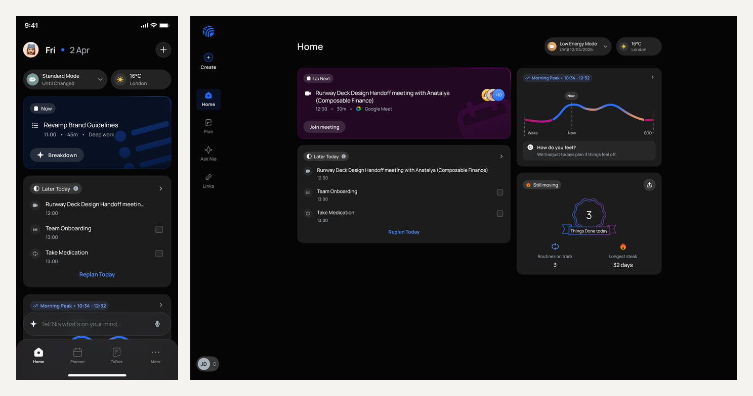 Rivva across web, iOS, and Android
