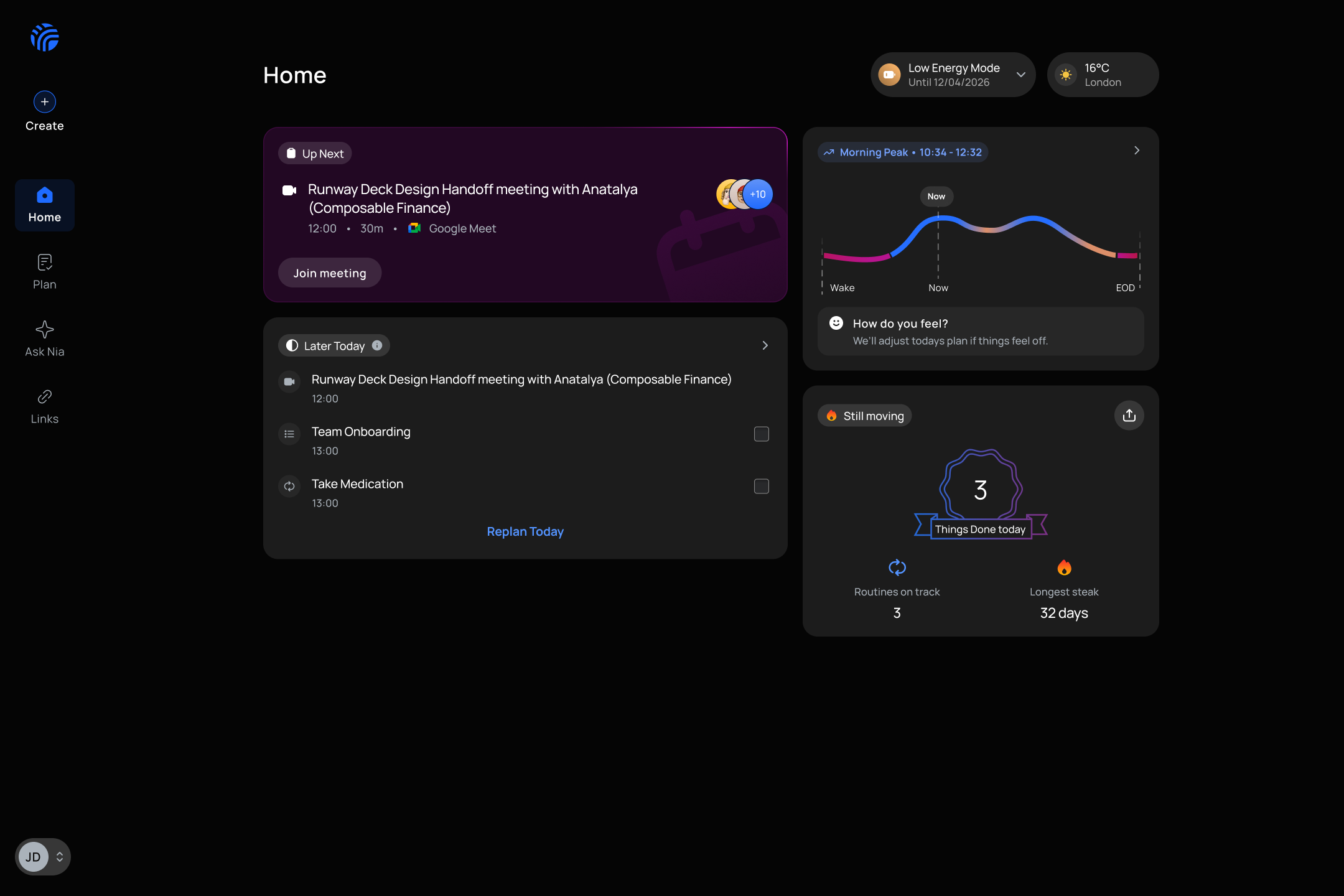 Rivva planner workspace