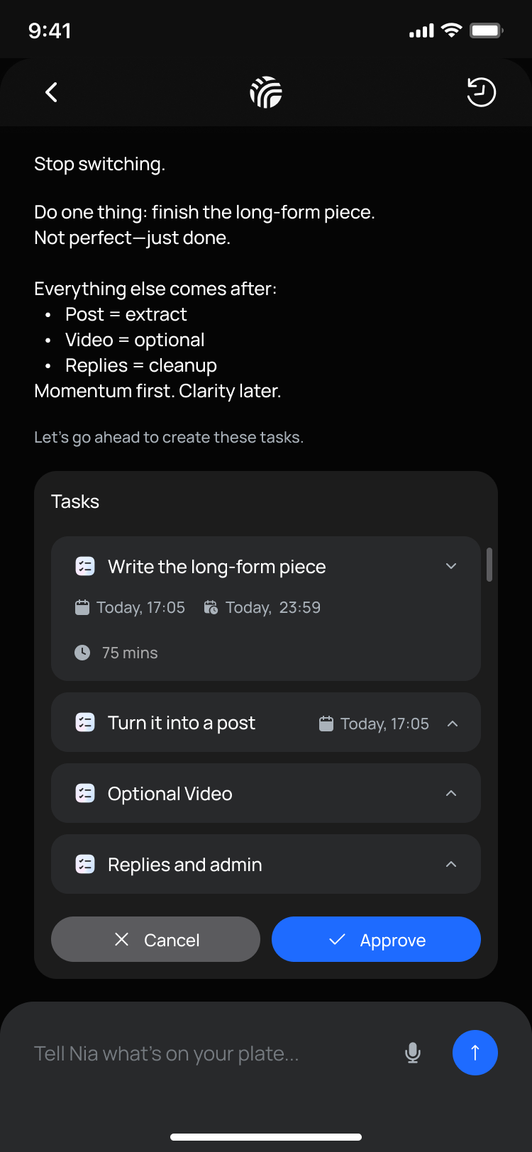 Rivva recommendation explanation interface