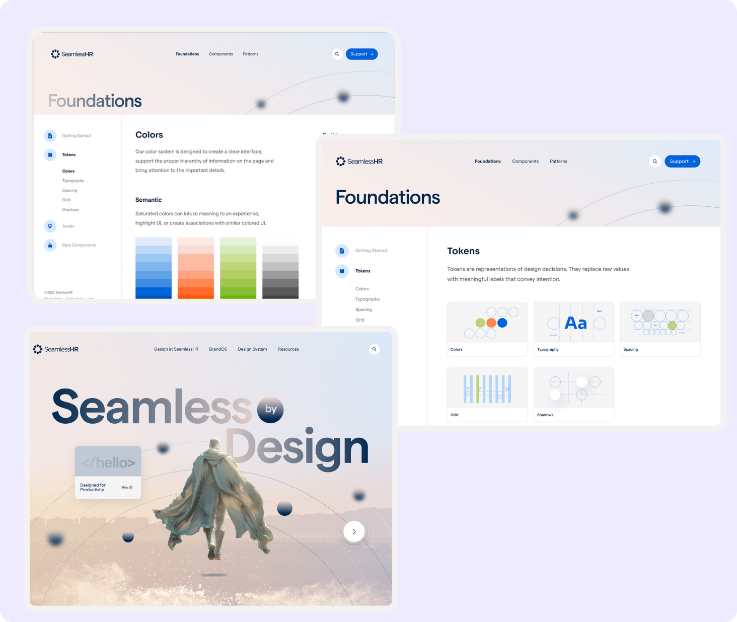 Seamkit documentation platform and Design at SeamlessHR