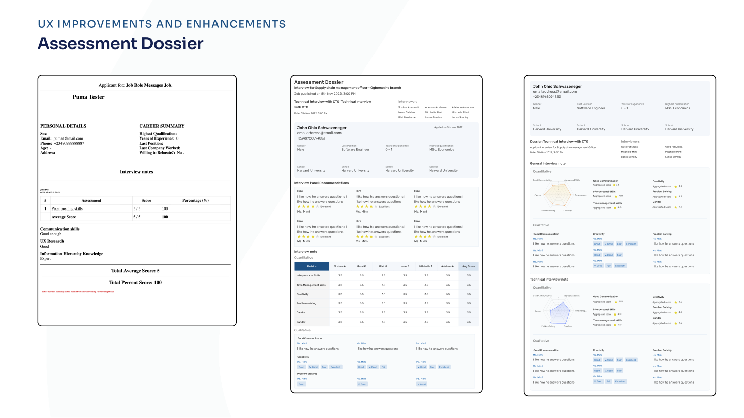 Phase III — ATS and evaluation redesign