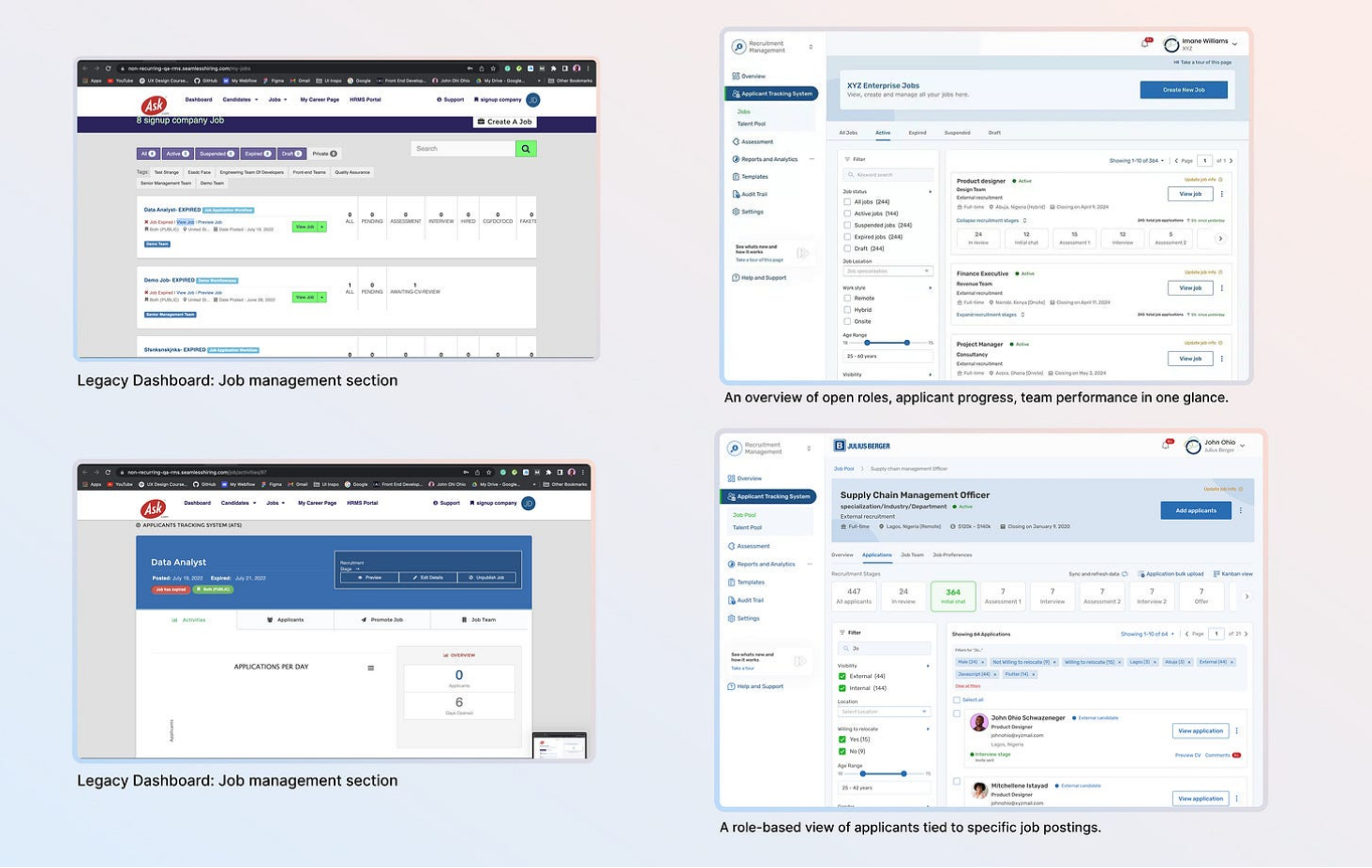 Phase I — Job creation workflow redesign