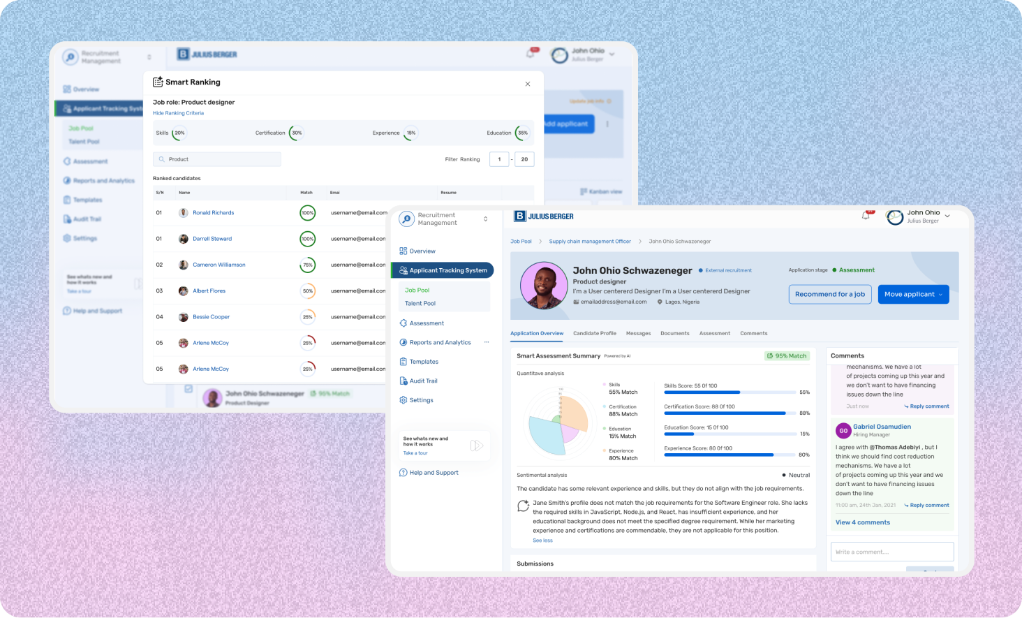 Pilot Review — AI-assisted candidate ranking and explainable evaluation within recruitment workflows